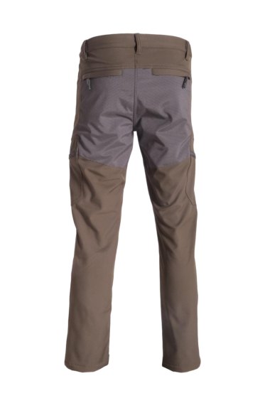 Pantalone in tessuto elasticizzato softshell leggero idrorepellente estivo uomo tasche