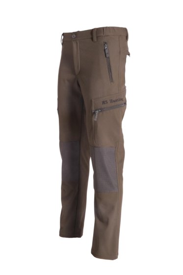 Pantalone in tessuto elasticizzato softshell leggero idrorepellente estivo uomo tasche