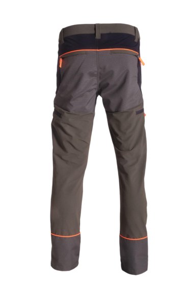 Pantalone in tessuto rip-stop elasticizzato idrorepellente uomo abbigliamento caccia