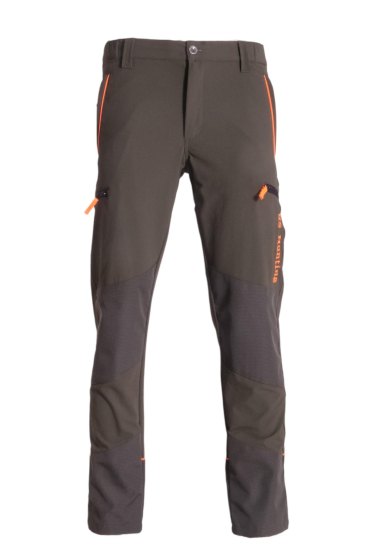 Pantalone in tessuto rip-stop elasticizzato idrorepellente uomo abbigliamento caccia