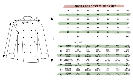Completo bianco da uomo per cuoco giacca e pantalone con cappello taglie da XS a XXL made in italy personalizzazione inclusa