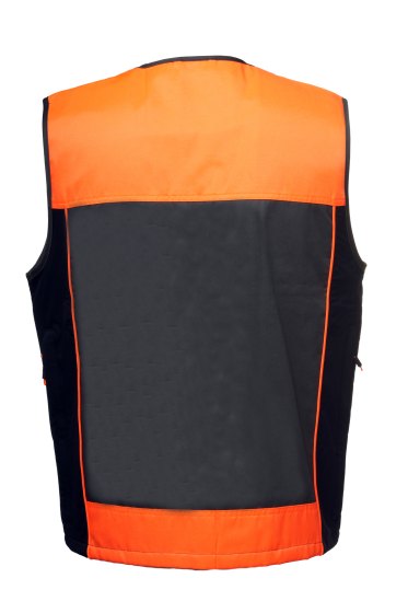 Gilet multi tasche con ampio carniere con zip caccia al cinghiale