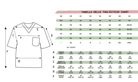 casacca sanitaria medicale infermiere blusa lavoro scollo a V vari colori uomo donna