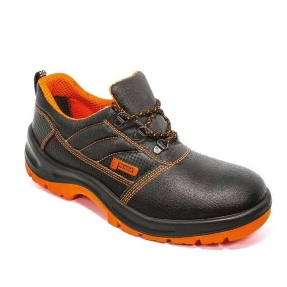 Scarpe lavoro antinfortunistica nere alba morbide con lacci suola antiscivolo