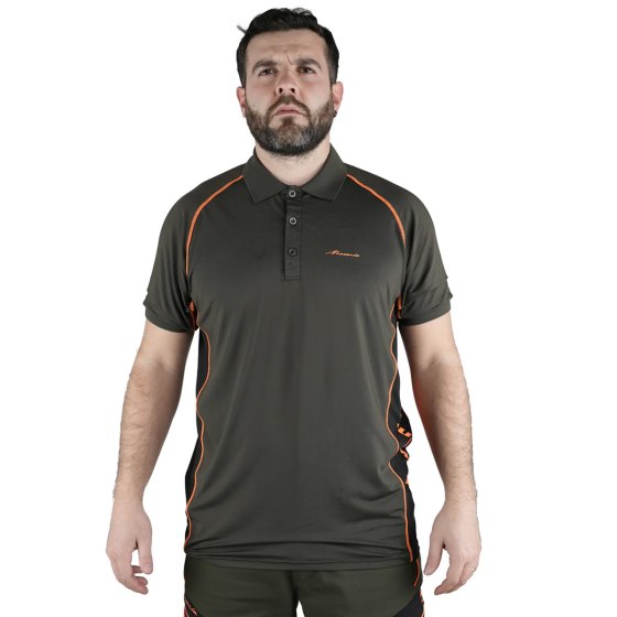 Polo maglia maglietta caccia tecnica sportiva traspirante Outdoor uomo trekking montagna termica