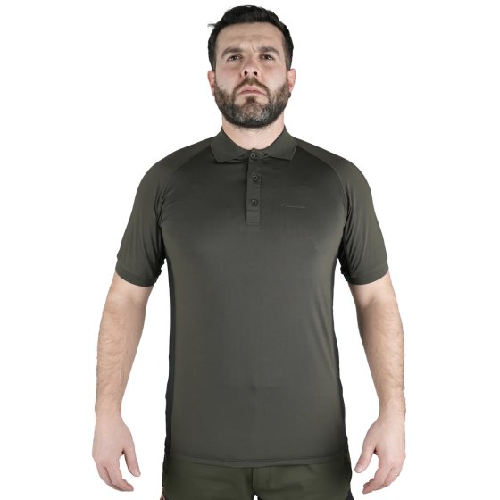 Polo maglia maglietta caccia tecnica sportiva traspirante Outdoor uomo trekking montagna termica