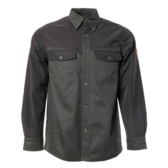 Camicia cotone protezioni in tessuto tecnico impermeabile anti strappo caccia - Personalizzabile con il tuo logo