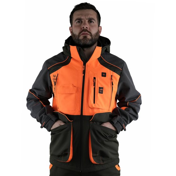 Giacca giubbino Impermeabile Antirovo abbigliamento caccia Tecnica Outdoor uomo