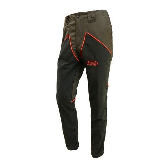 Pantalone cerato in cotone impermeabile pioggia caccia calzoni tecnici