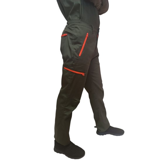 Pantalone pantaloni Uomo in Cotone Elasticizzato Traspirante estivo caccia slim