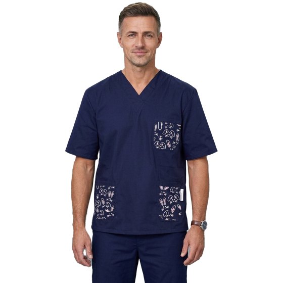 Hospital uniform doctor nurse Easter eggs rabbit for pediatrics veterinary