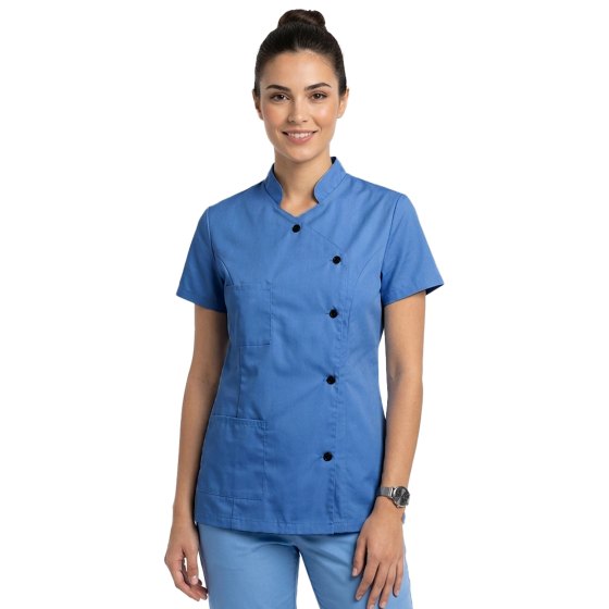Casacca giacca cucina chef Donna Professionale ristorante Traspirante Mezze Maniche