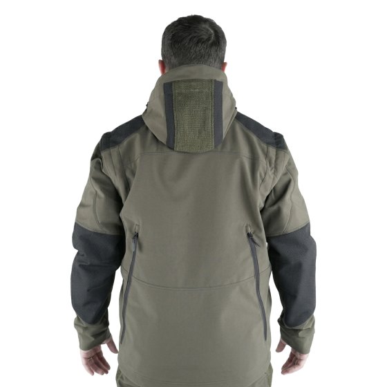 Giacca maniche staccabili imbottita giubbino soft shell imbottita caccia antivento tecnica tasche