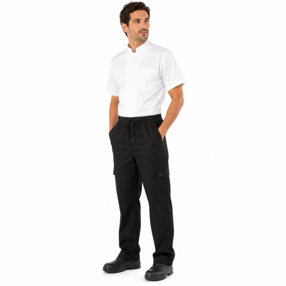 Pantalone pantaloni pantalaccio uomo lavoro fabbrica cuoco chef pizzeria