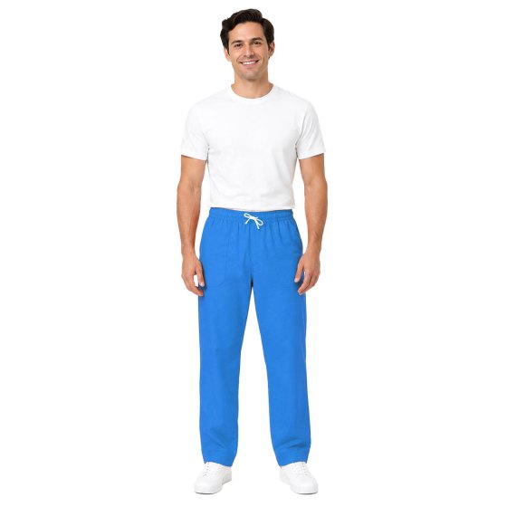 Pantalone pantalaccio da lavoro con elastico e cucina panetteria laccio made in italy estetista infermiere oss- Personalizzabile con il tuo logo