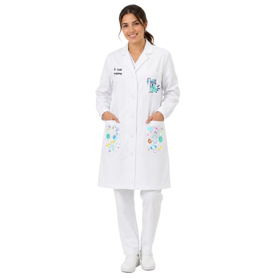 camice veterinaria bambini donna medico dottore ospedaliero animali pet therapy infanzia