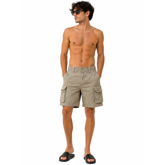 Pantaloni corti bermuda pantaloncini short uomo estivi cotone mare spiaggia slim