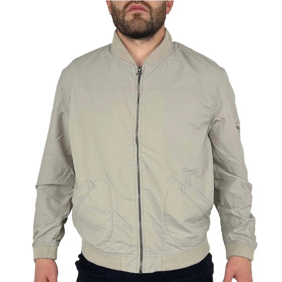 Bomber Leggero Cotone giubbino con cerniera tasche autunnale primaverile uomo