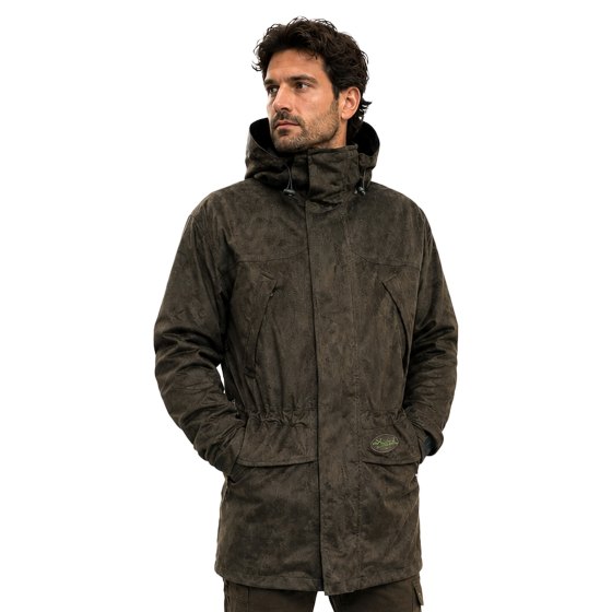 Giacca 5 Regina Sfoderata membrana impermeabile silenziosa abbigliamento caccia - Personalizzabile con il tuo logo