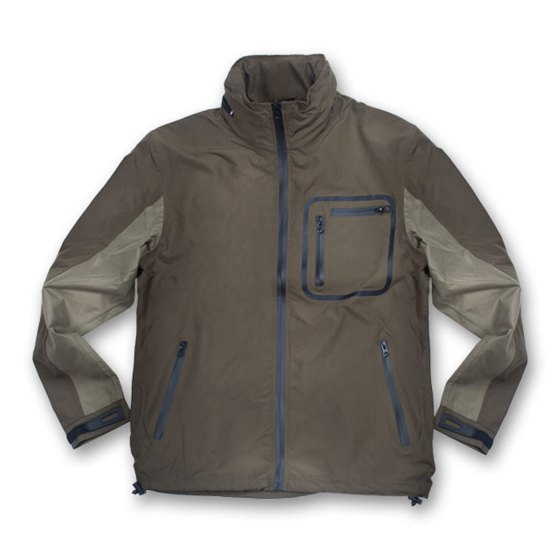 Giacca giubbino caccia impermeabile tasche cappuccio pesca abbigliamento tecnico