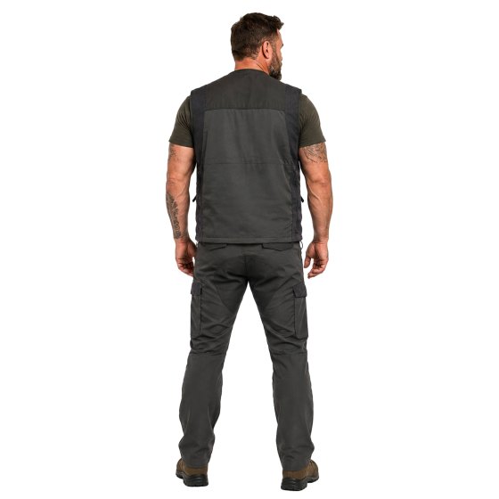 Completo da Caccia con Gilet Tecnico Antirovo e Pantalone Rinforzato Alta Visibilita'
