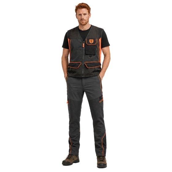 Completo da Caccia con Gilet Tecnico Antirovo e Pantalone Elasticizzato Impermeabile