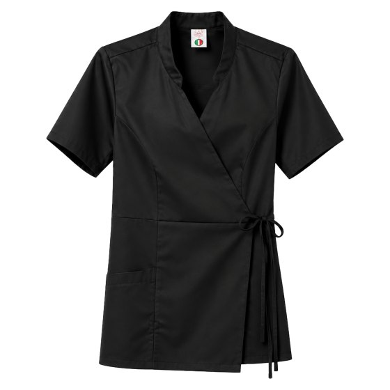 Kimono Donna Professionale Incrociato in Policotone Casacca per Estetista Parrucchiera SPA e Settore Sanitario