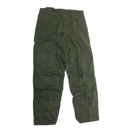 Pantalone elicotterista verde estivo uomo volo softair airsoft  cotone leggero