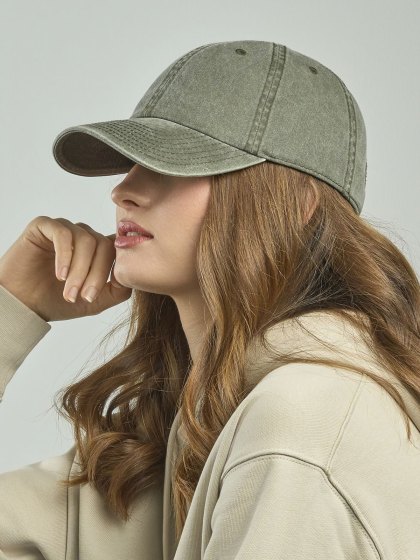 Cappello DIGG Destrutturato 6 Pannelli in Cotone Riciclato Effetto Vintage