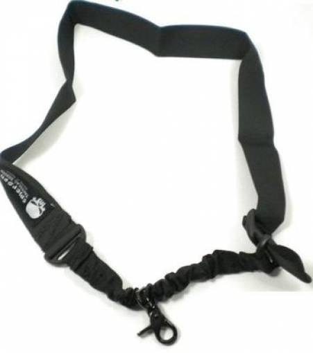 Cinghia softair a 1 punto black emerson con elastico e moschettone in metallo