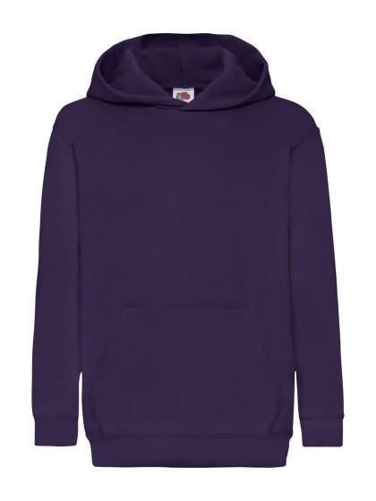 Felpa bambino con cappuccio personalizzabile in cotone e poliestere