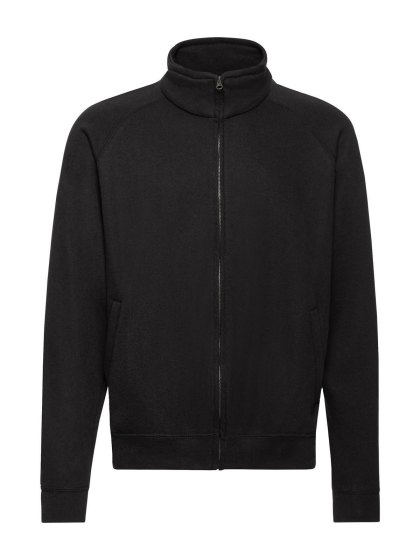 Felpa personalizzabile con zip intera nascosta e maniche raglan