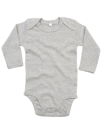 Body Neonato Maniche Lunghe in Cotone Organico Personalizzabile