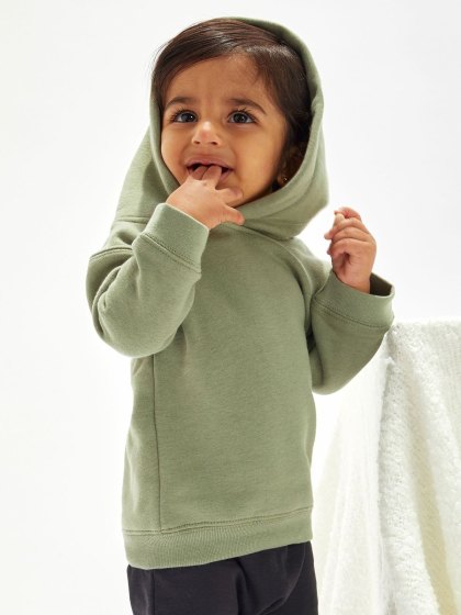 Baby Essential Hoodie Felpa Neonato con Cappuccio in Cotone Organico Personalizzabile