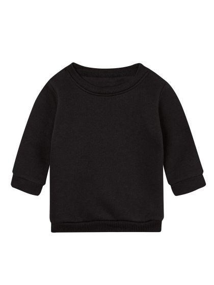 Baby Essential Sweatshirt Felpa Girocollo Neonato in Cotone Organico Personalizzabile
