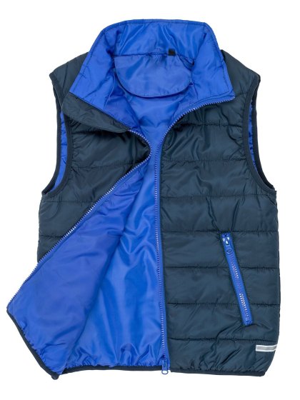 Gilet Imbottito Junior Antivento e Impermeabile con Zip