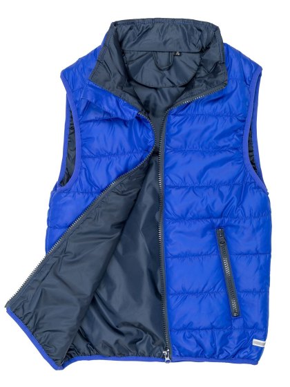 Gilet Imbottito Junior Antivento e Impermeabile con Zip