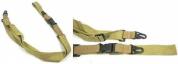 Cinghia softair kr022 tan a 3 punti royal moschettoni in metallo