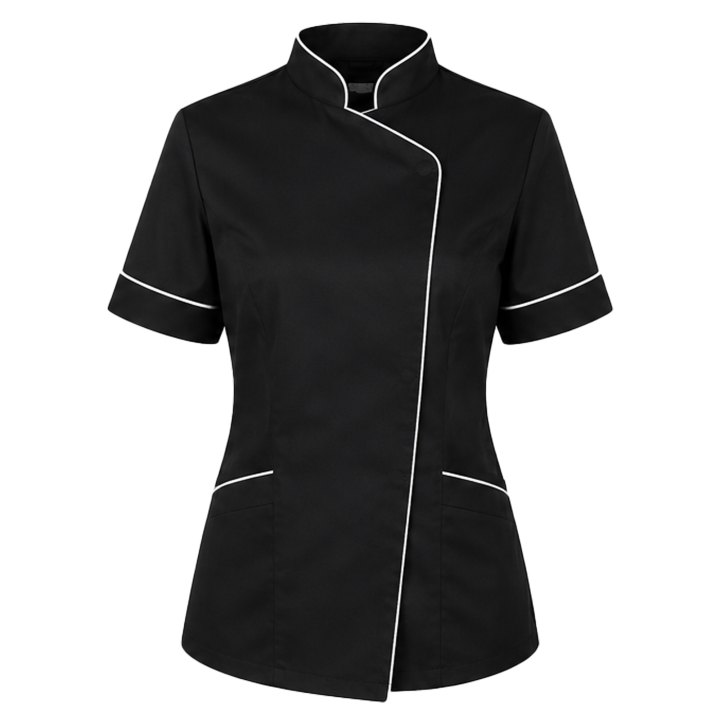 Giacca cuoco donna chef cucina ristorante cotone pizzeria made in Italy slim - Personalizzabile con il tuo logo
