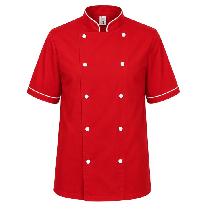 Giacca da uomo per chef estiva mezze maniche taglie da S a XXL made in italy personalizzazione inlcusa