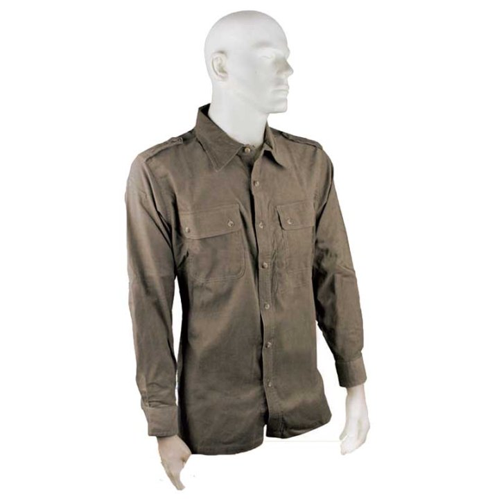Camicia casacca uomo sportiva maniche lunghe tasche caccia sportiva velluto