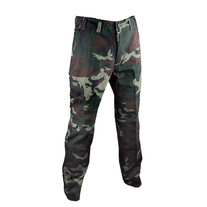 Pantaloni pantalone calzone canvas uomo caccia tasconi cotone sportivo sfoderato