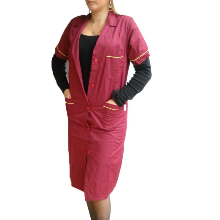Camice donna cotone taglie da 40a60 lavoro maestra cotone 4 colori made in italy - Personalizzabile con il tuo logo