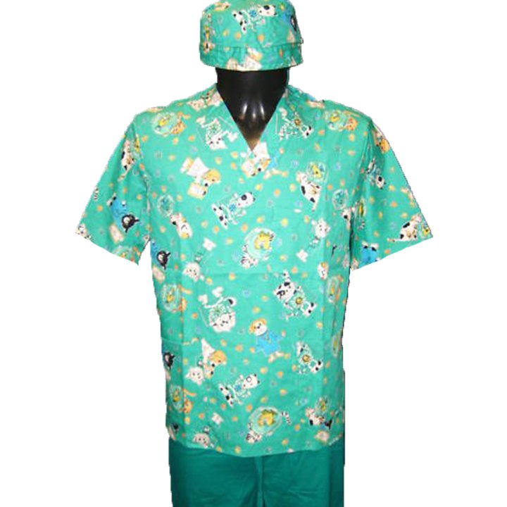 Completo divisa sanitaria pediatria veterinario clownterapia infermiere infanzia - Personalizzabile con il tuo logo