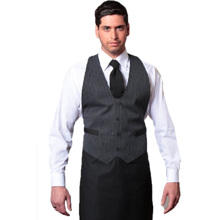 Grembiule paravanti gilet salumiere macellaio alimentari lavoro supermercato bar - Personalizzabile con il tuo logo