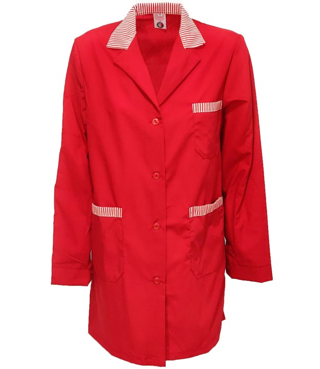 Camice grembiule donna cotone vari colori vestaglia pulizie maestra scuola asilo lavoro personalizzabile