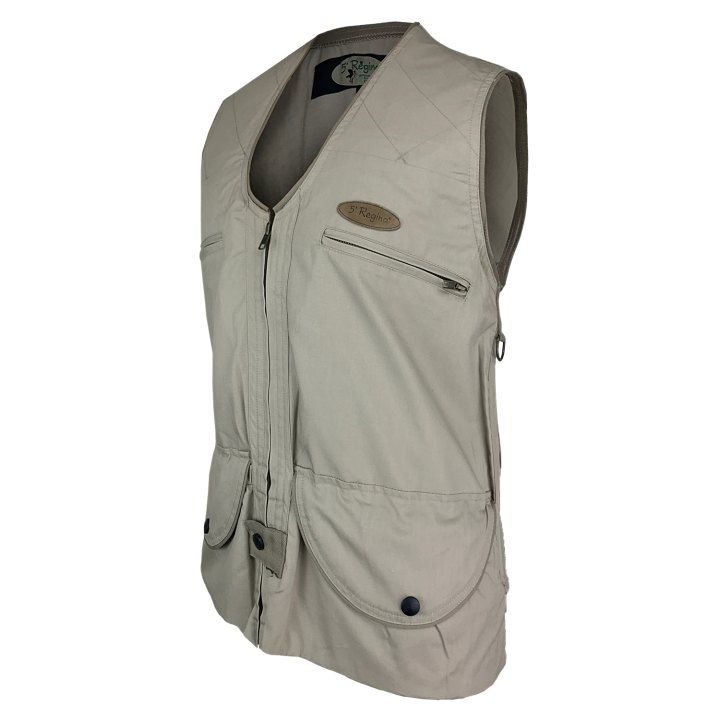 Gilet smanicato panciotto caccia doppio carniere foderato Idrorepellente
