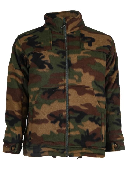 Maglione pile zip montagna giacca tasche neve caccia cacciatore - Personalizzabile con il tuo logo