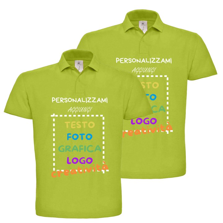 2 x Maglia polo da uomo per lavoro taglie da S a XXL vari colori