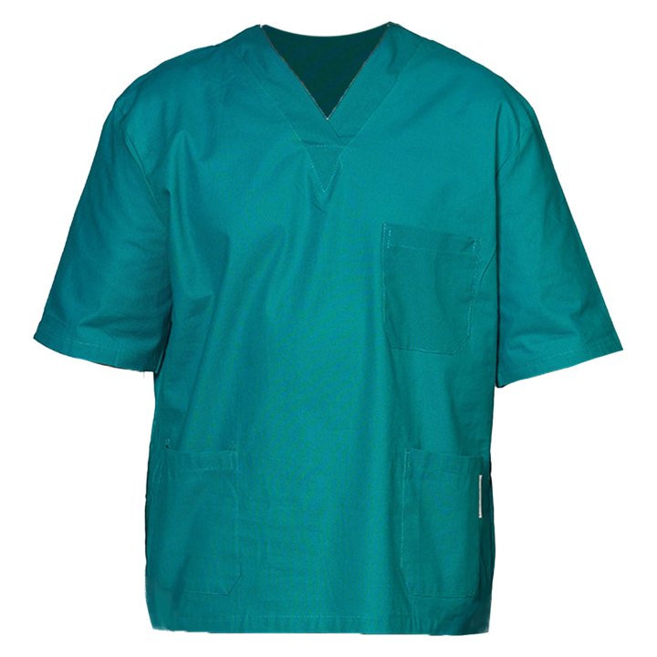 casacca sanitaria medicale infermiere blusa lavoro scollo a V vari colori uomo donna